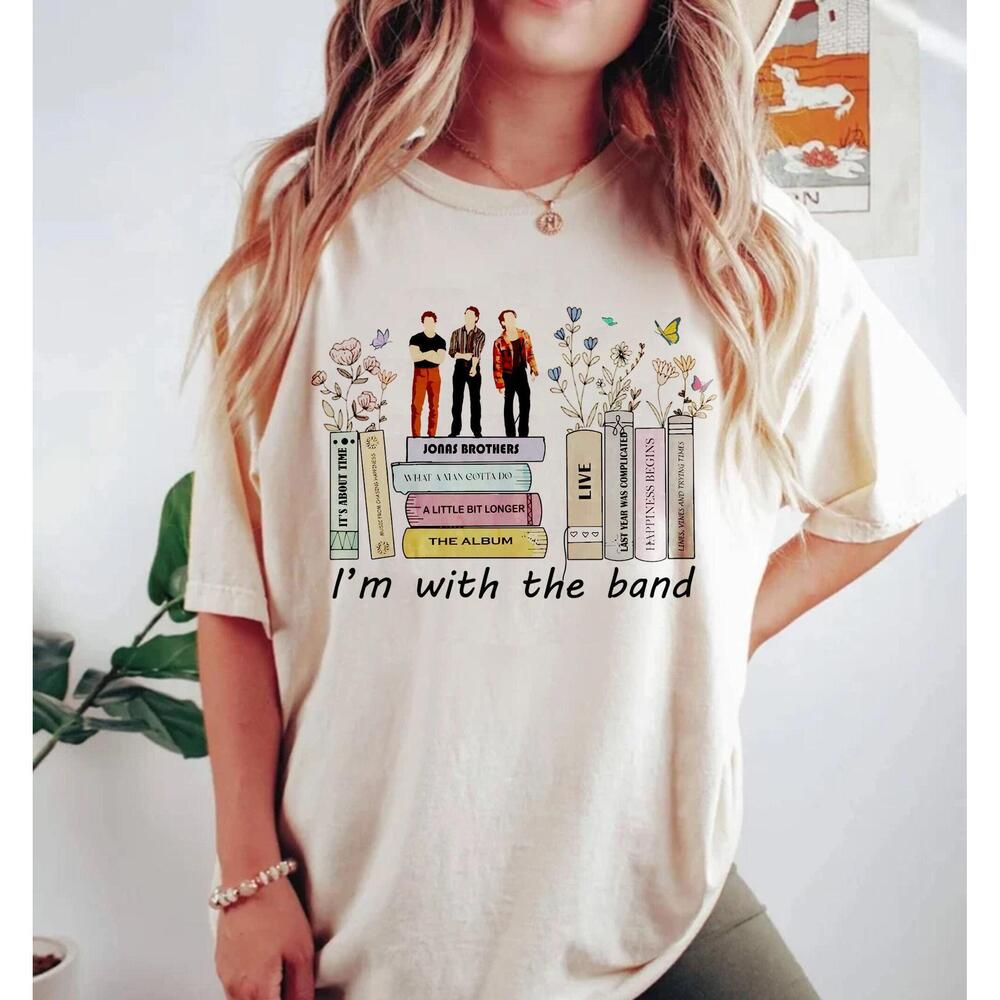 Jonas Five Albums One Night Brothers Tour Shirt